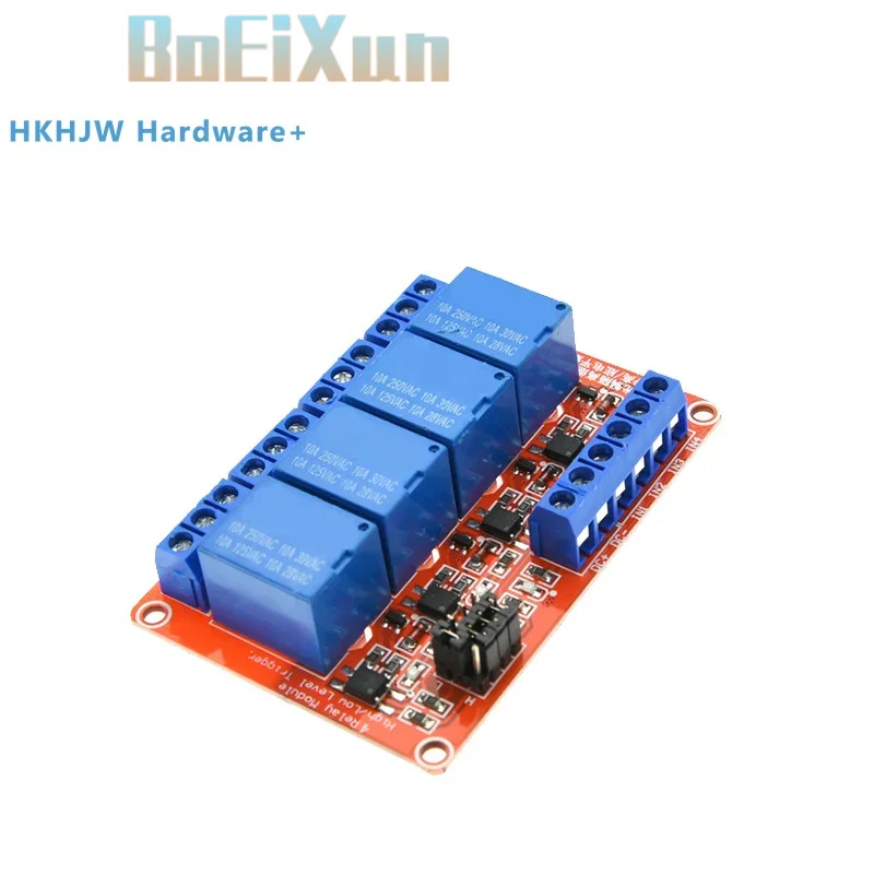 5V 12V 24V 1/2/4/8 Channel Relay Module High and low Level Trigger Dual Optocoupler Isolation Relay Module for Arduino