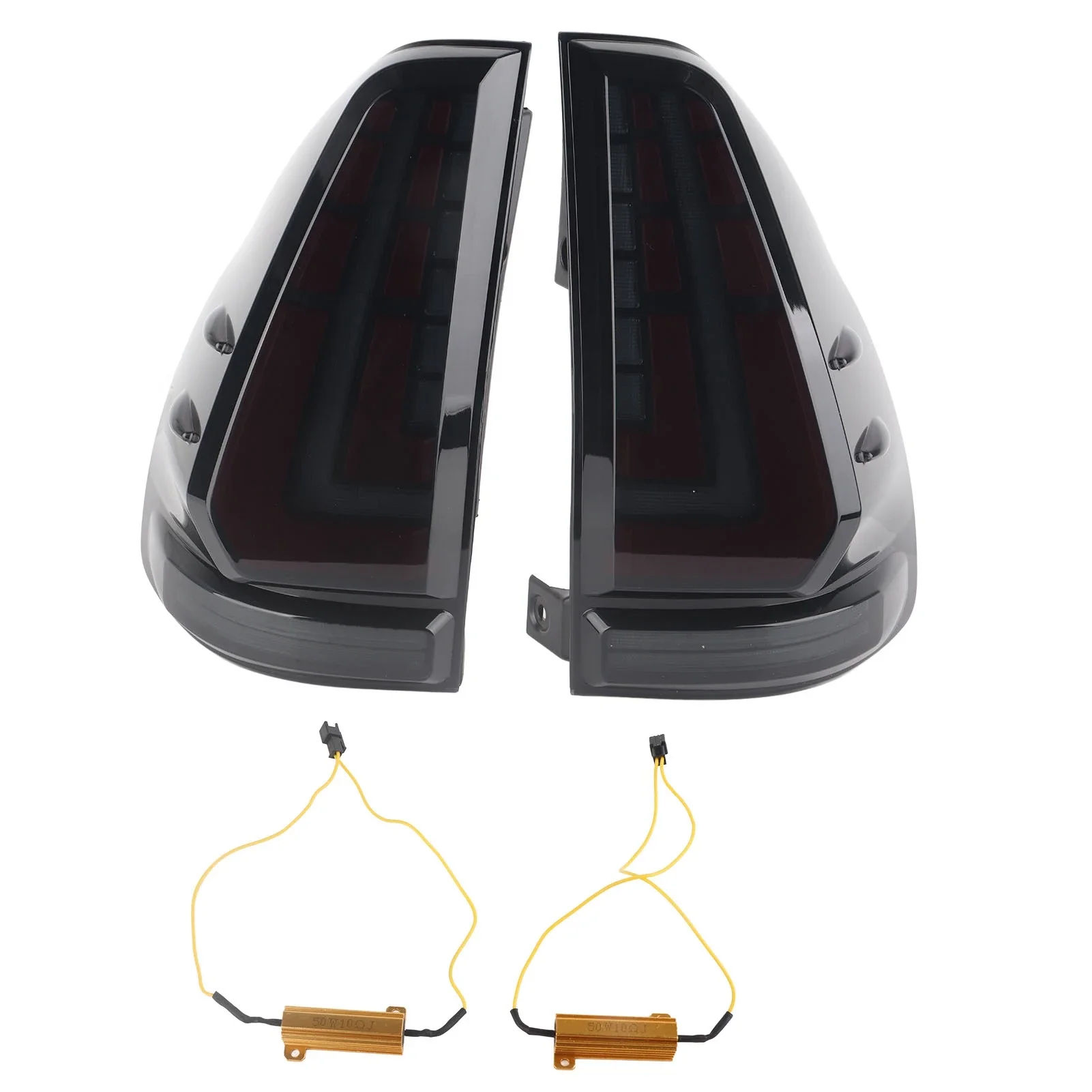 For Land Cruiser Prado 120 Series 2003 2004-2009 1 Pair Left+Right Car LED Tail Light Automotive Rear Lamp Smoky Lens Color