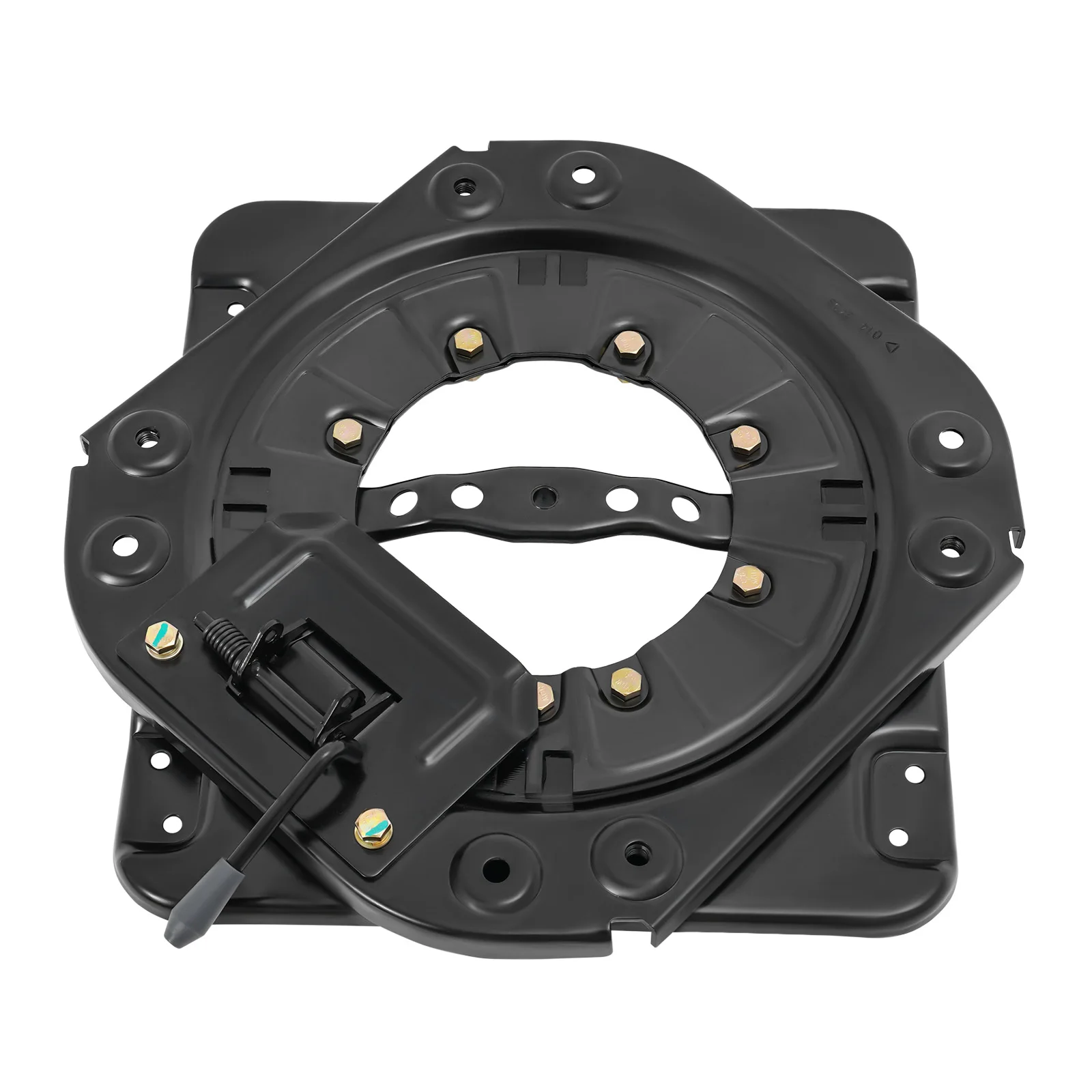 Seat Swivel Base, 3.0mm Cold Rolled Steel RV Seat Turntable, Shock Resistant and Wear Resistant, Simple Elegant Design, Compatible with Camper Van, Motorhome, Yacht Seat, Commercial Vehicles, Easy Mounting Options