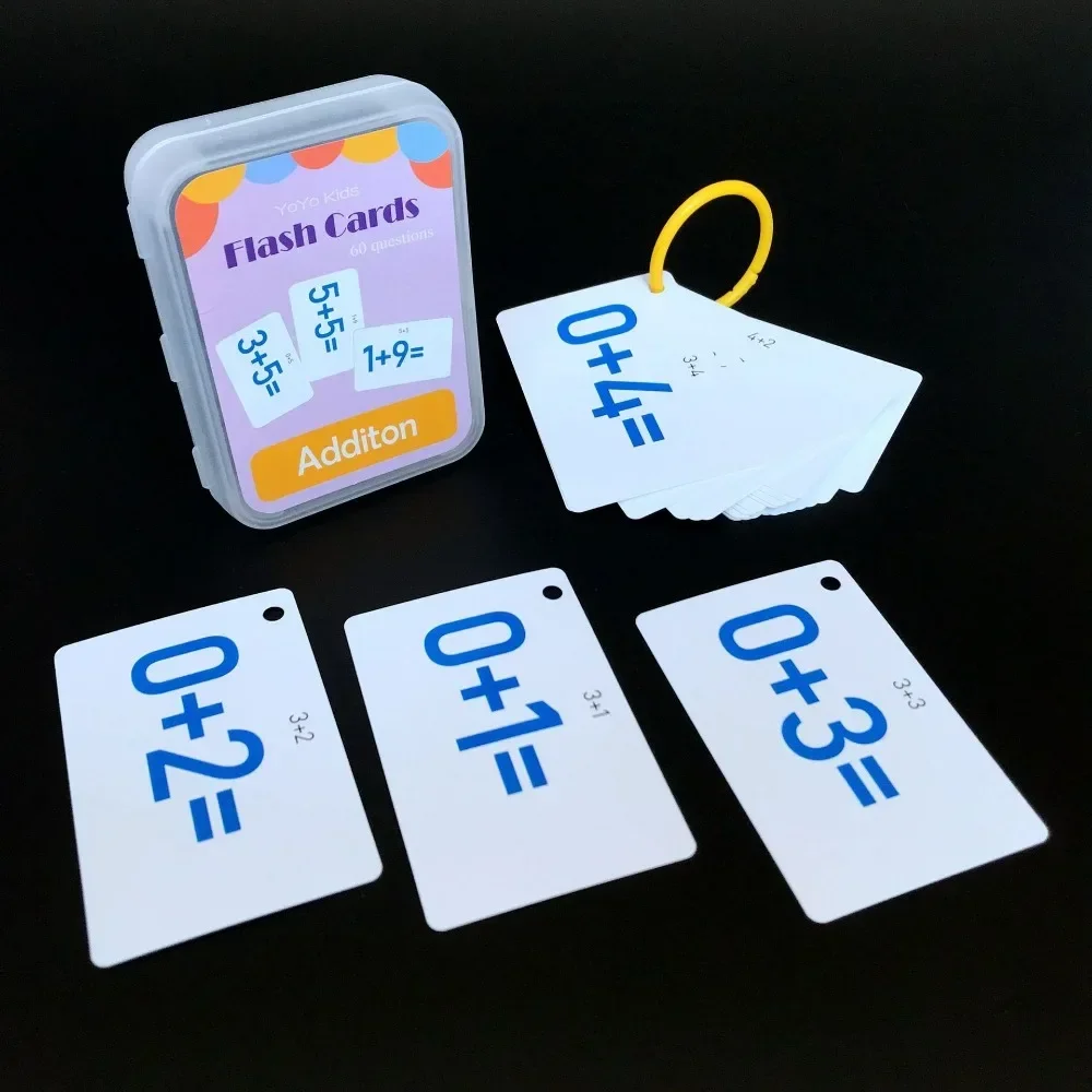 Montessori Matemática Brinquedos para Crianças, Matemática Flash Cards, Adição Subtração, Multiplicação Divisão, Jogo de Matemática Educacional,