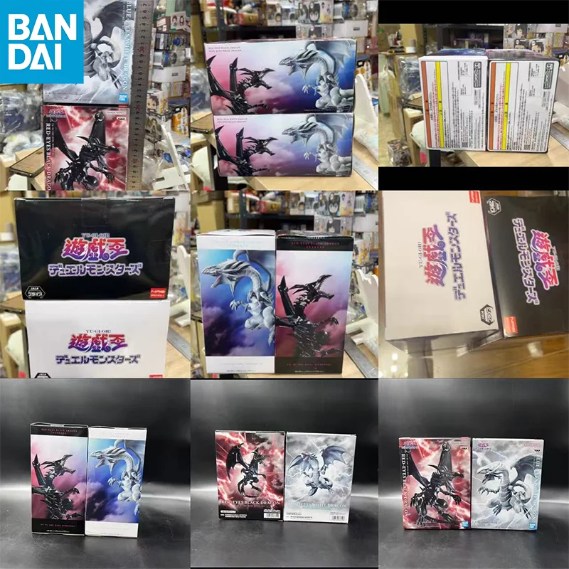

Bandai Namco Banpresto Yu-Gi-Oh Red-Eyes Black Dragon Blue-Eyes White Dragon Figure Model Collector Toy Gift I