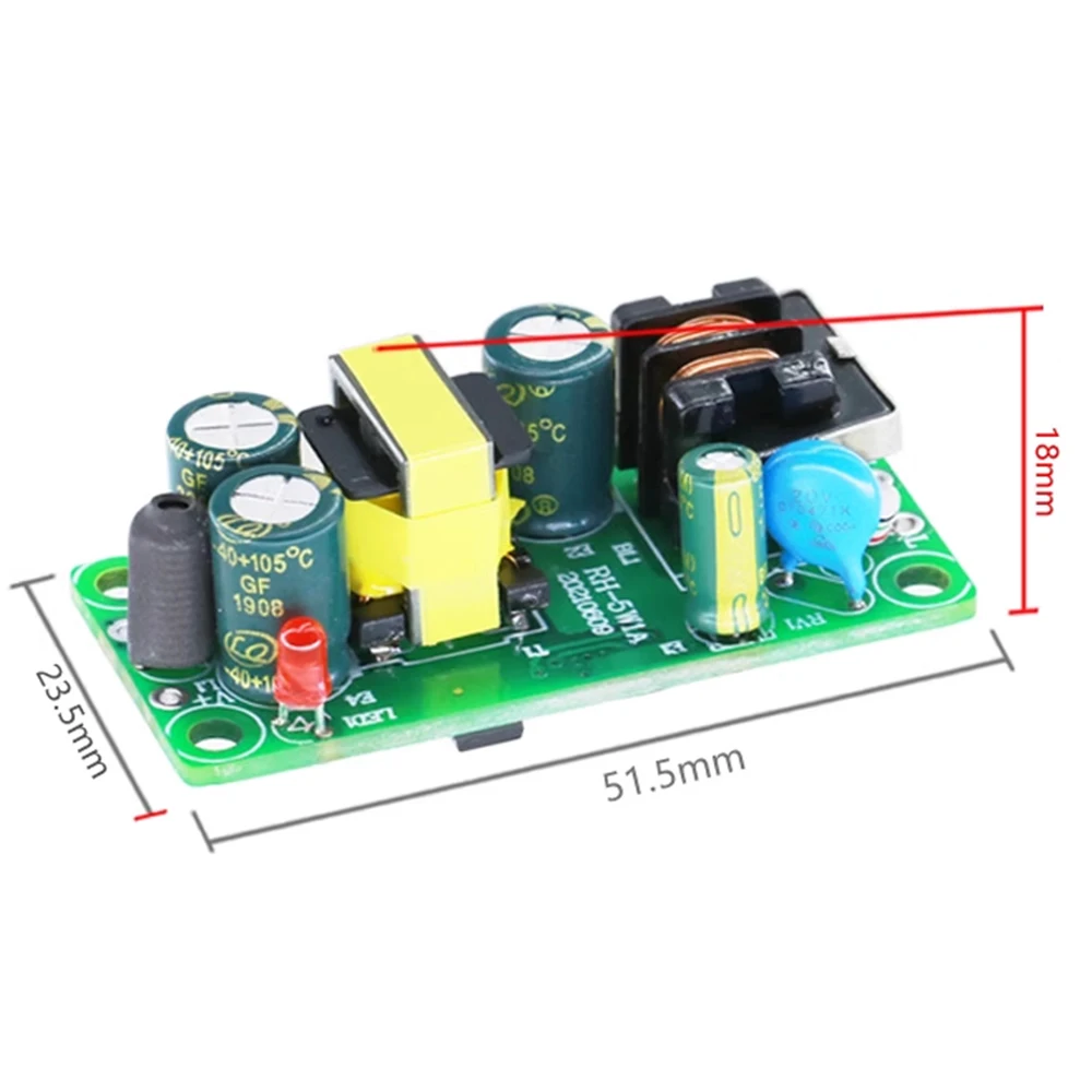 10PCS AC-DC 3.3V 1A 5W Precision Buck Converter AC 220v to 3.3v DC step down Transformer power supply module 1A 3.3V