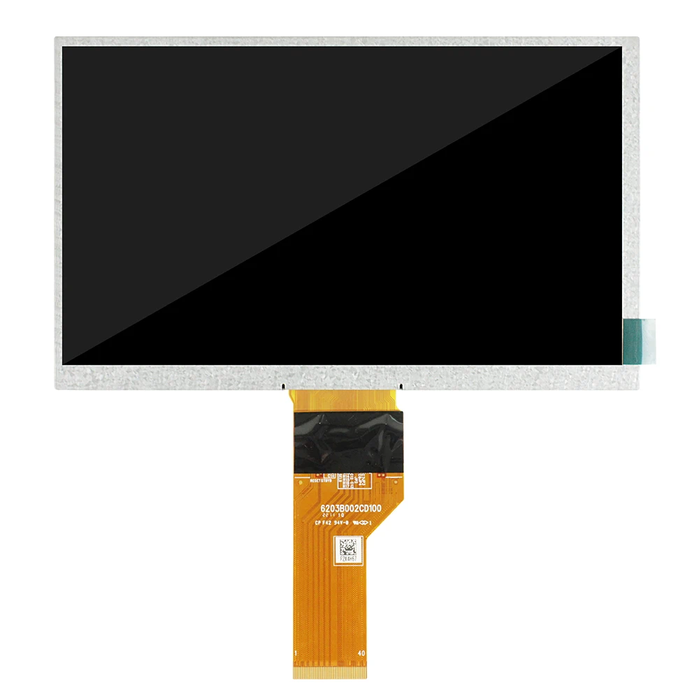 7 Inch 800*480 LCD Screen Innolux NJ070NA-23A 1024X600 LVDS 40P For Car DVD GPS Navigation