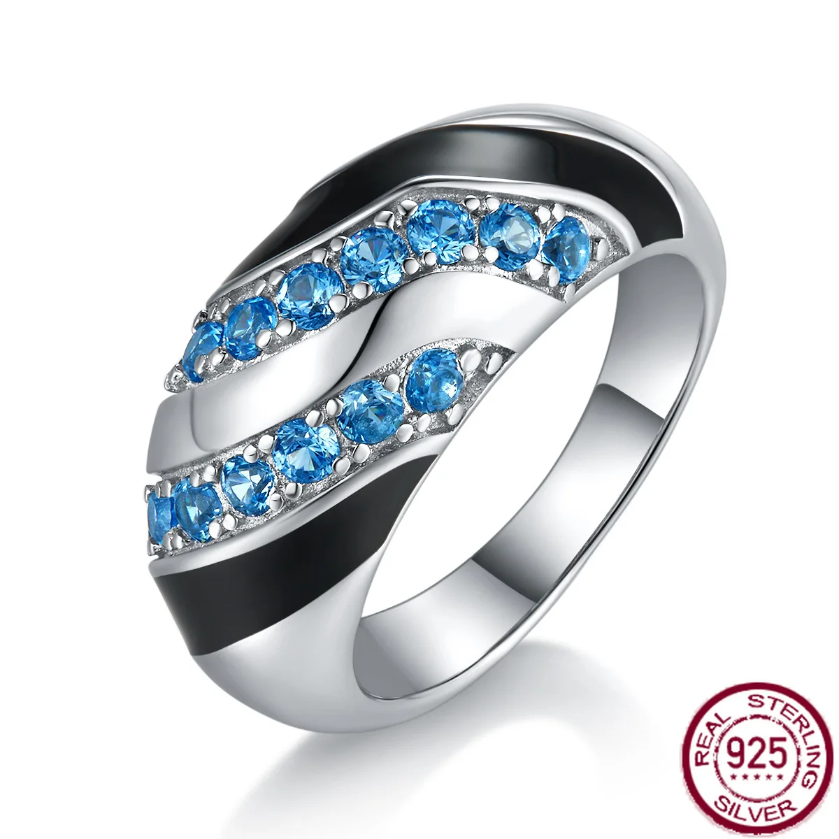 

New popular s925 silver German niche brand design ring luxury fashion ring high-end pearl wedding jewelry
