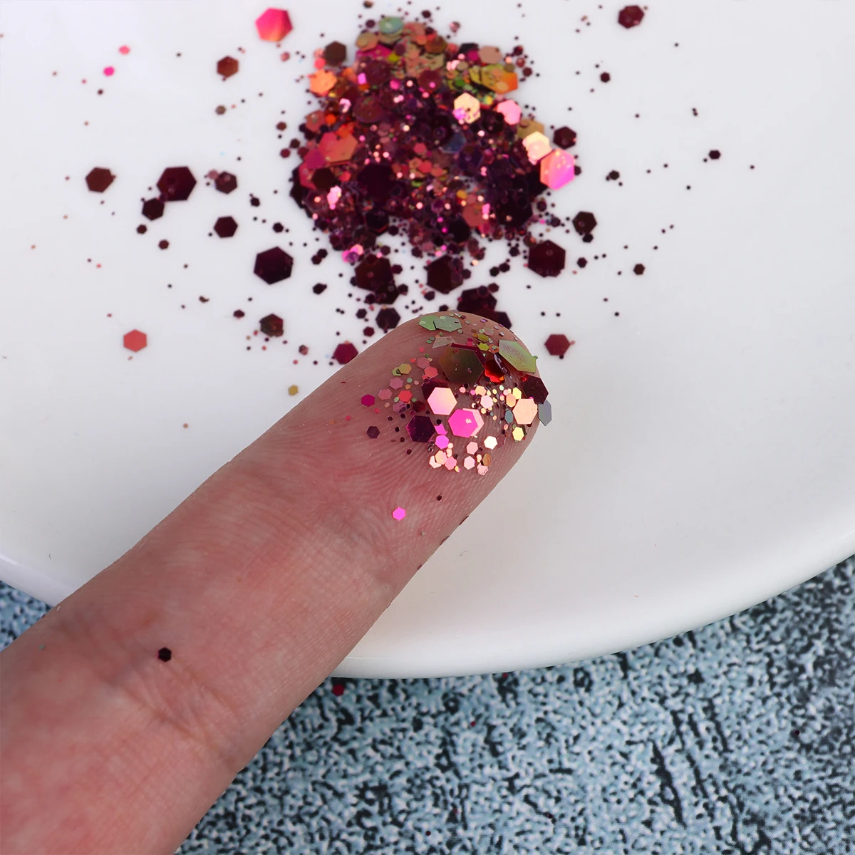 

1Set DIY Material Flash Infill Powder Creative Plastic Drop Epoxy Material Bag Gradient Sequins Decoration Jewelry Accessories