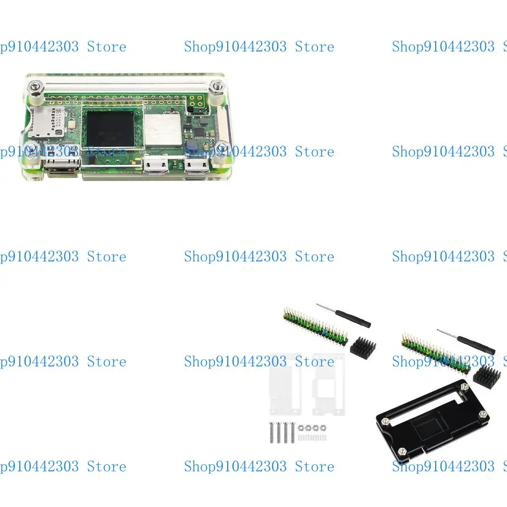 

L4MD for Zero for W Acrylic for Case + 40 Pin Header Screwdriver Passive Cooling Enclouse for Zero