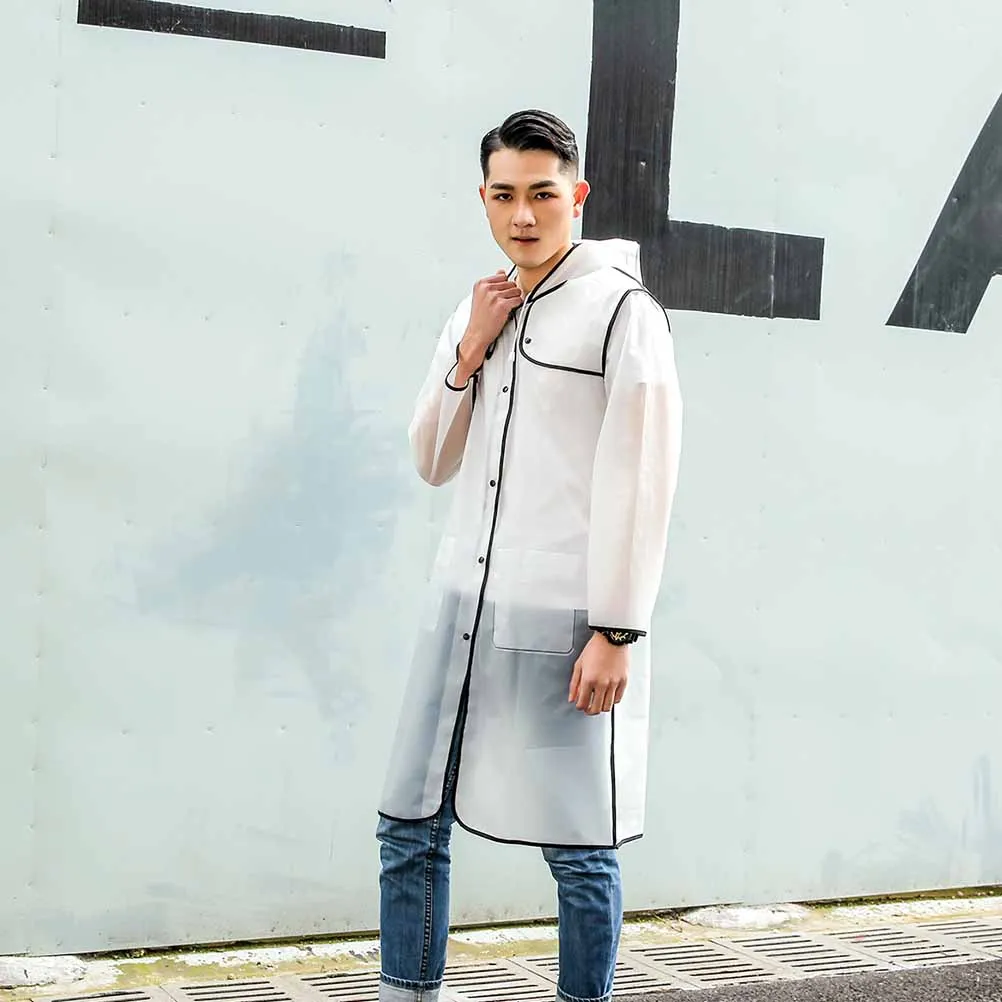 

Anti-droplet Raincoat XXL Adult with Hood Ponchos for Adults Aldult Protective Rainwear Drawstring