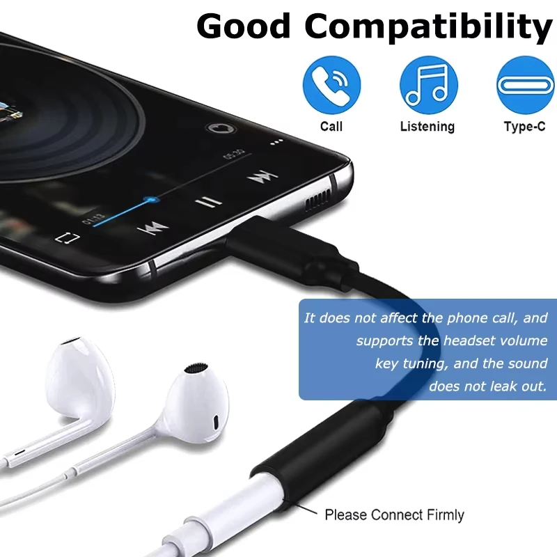 Original For Samsung Galaxy S26 S25 S24 S23 S22 Ultra Plus A56 A57 Type C to Aux Audio Adapter Female 3.5mm Headphone Jack Cable