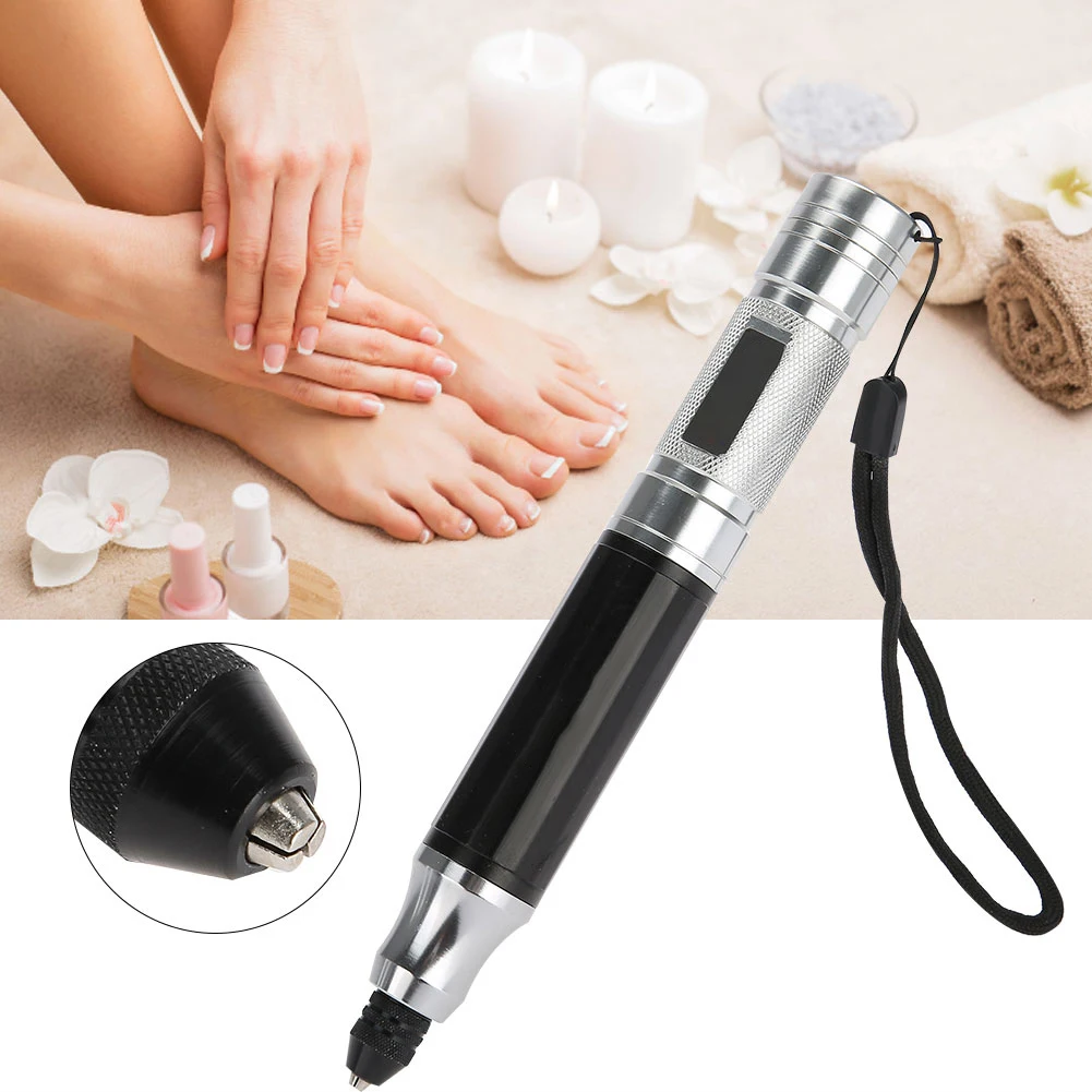 Electric Nail Drill Machine Tool Wireless Engraving Pen Grinding Milling Polishing Tools File Nail Pedicure Drill Equipment Tool