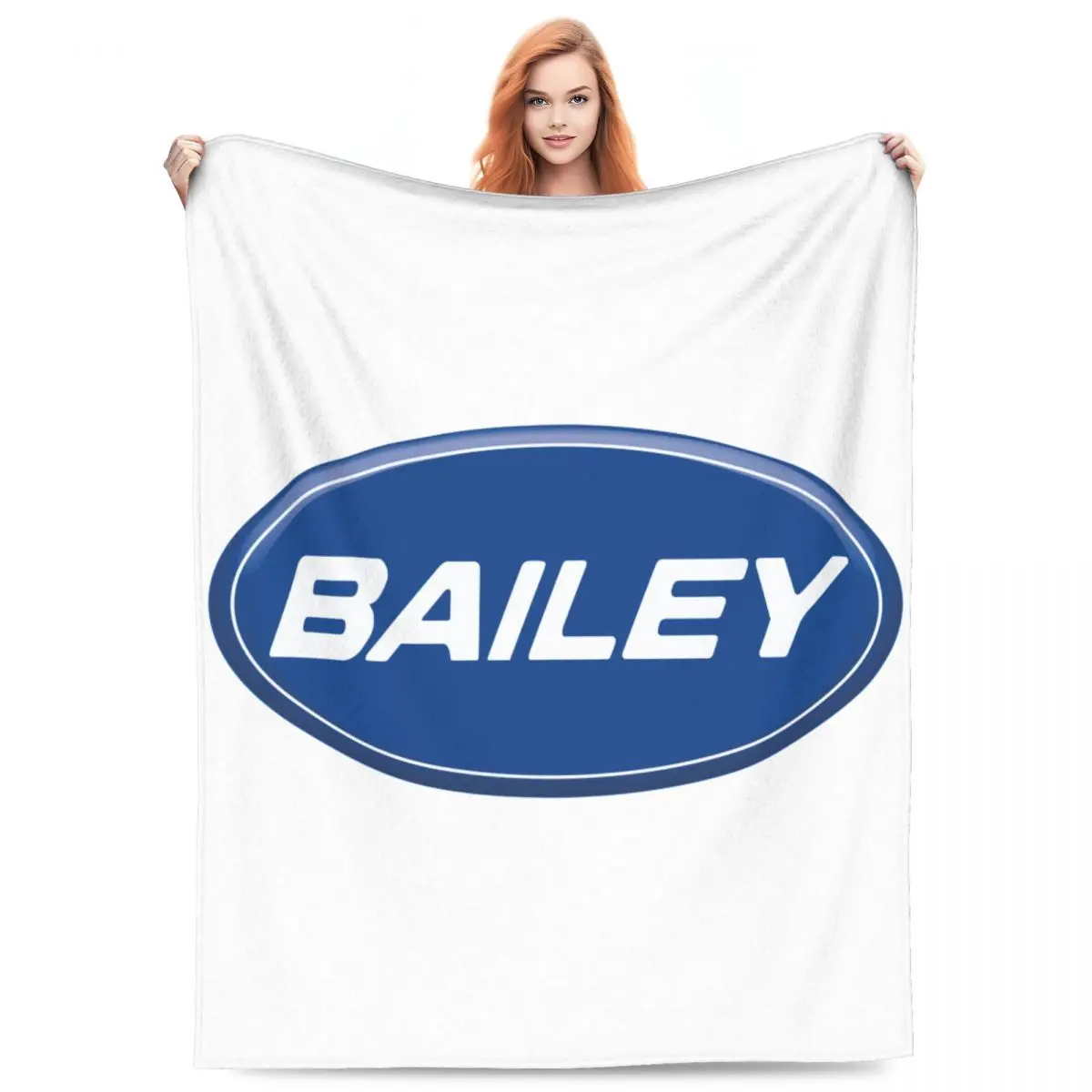 Bailey Caravan Blanket Fleece Sofa Throw Blanket Breathable for Couch Bedding Outdoor Throws Bedspread Quilt