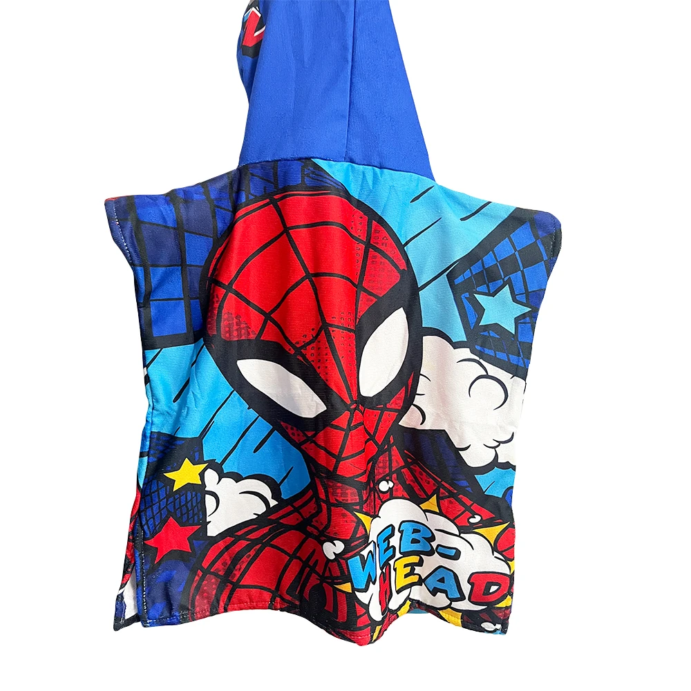 Spiderman Bath Towel for Kids Toddler Robes Wrap Cover up for Shower Beach Swimming Towel Avengers Gifts