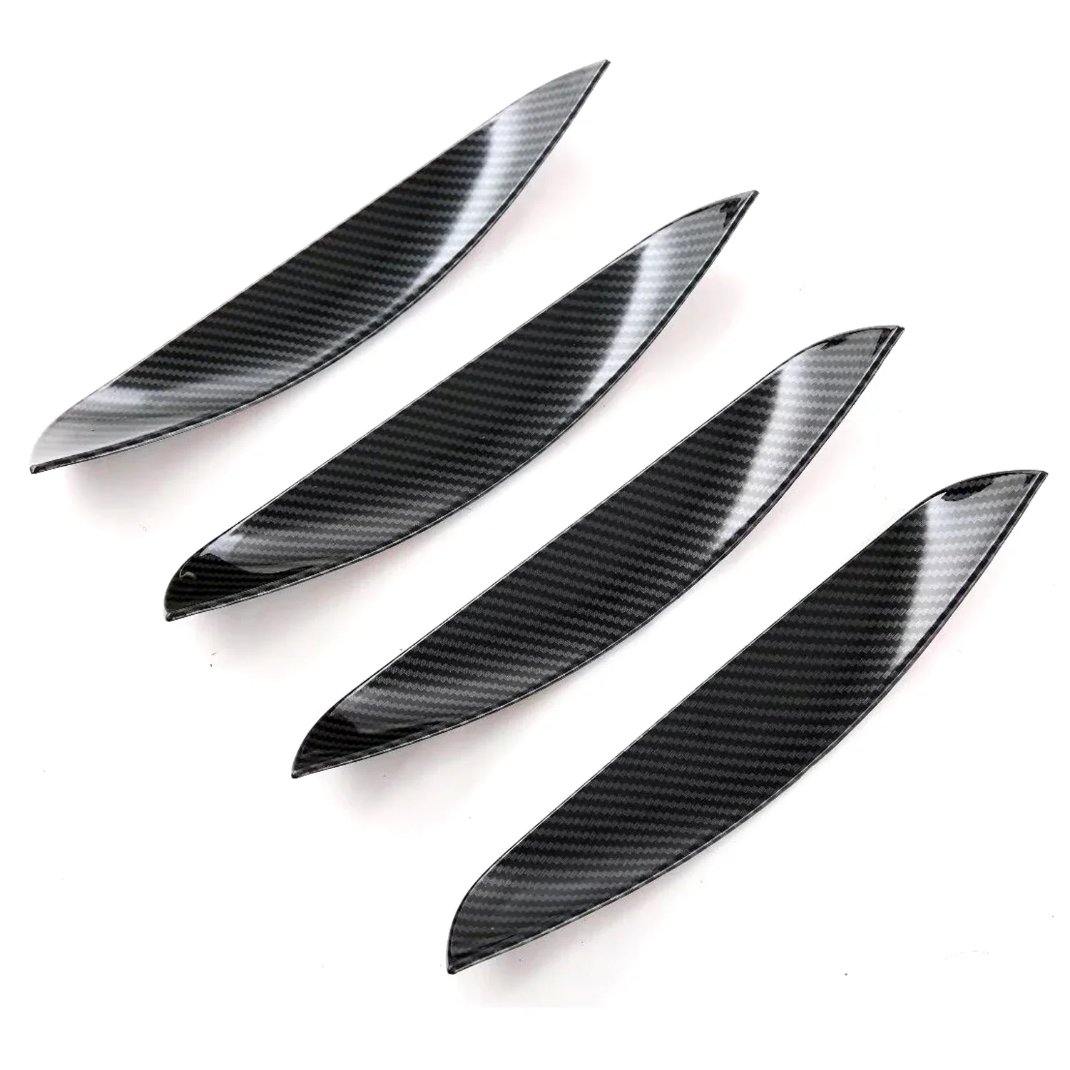 For BMW X1 U11 2023-2025 / IX1 2022-2025 Car Accessories ABS Carbon Fiber Printed Exterior Door Handle Bowls Cover Trim 4pcs