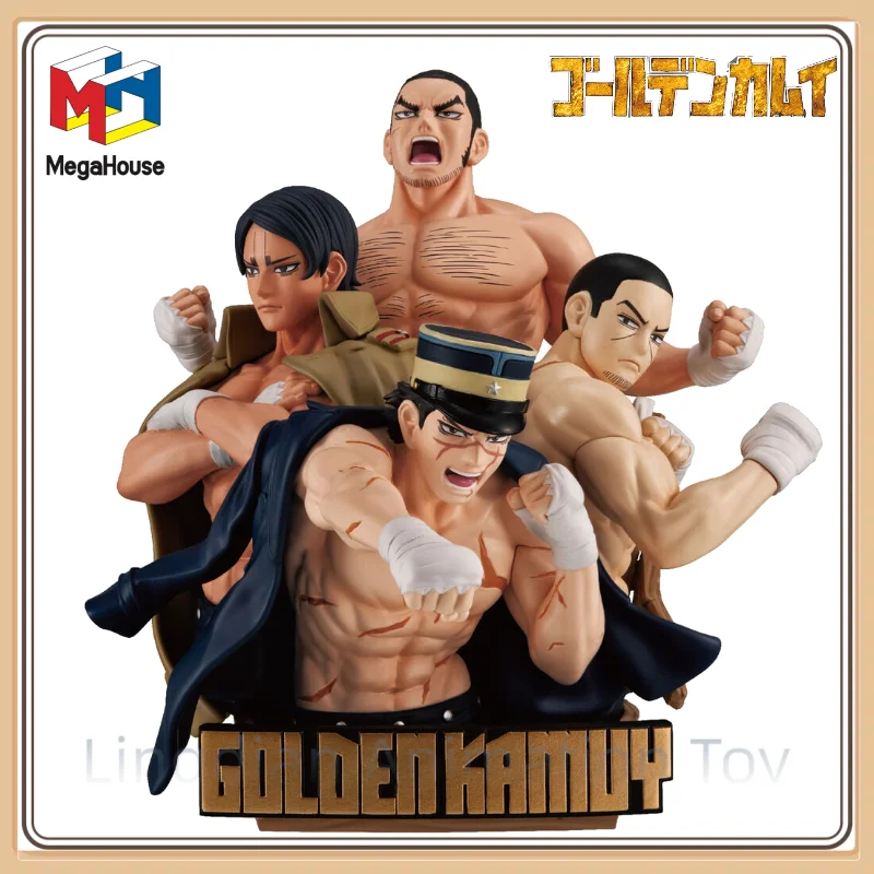 100% Original MegaHouse Collectible Doll Palm Famous Scene DX Golden Kamuy Stenka!! PVC Anime Character Model Toy Gift