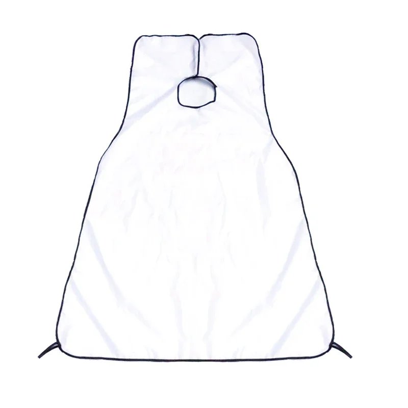 110x75 cm 1 pack beard shaving apron cloak bib waterproof white cloth household cleaning tool mat  apron for men barber mat tool