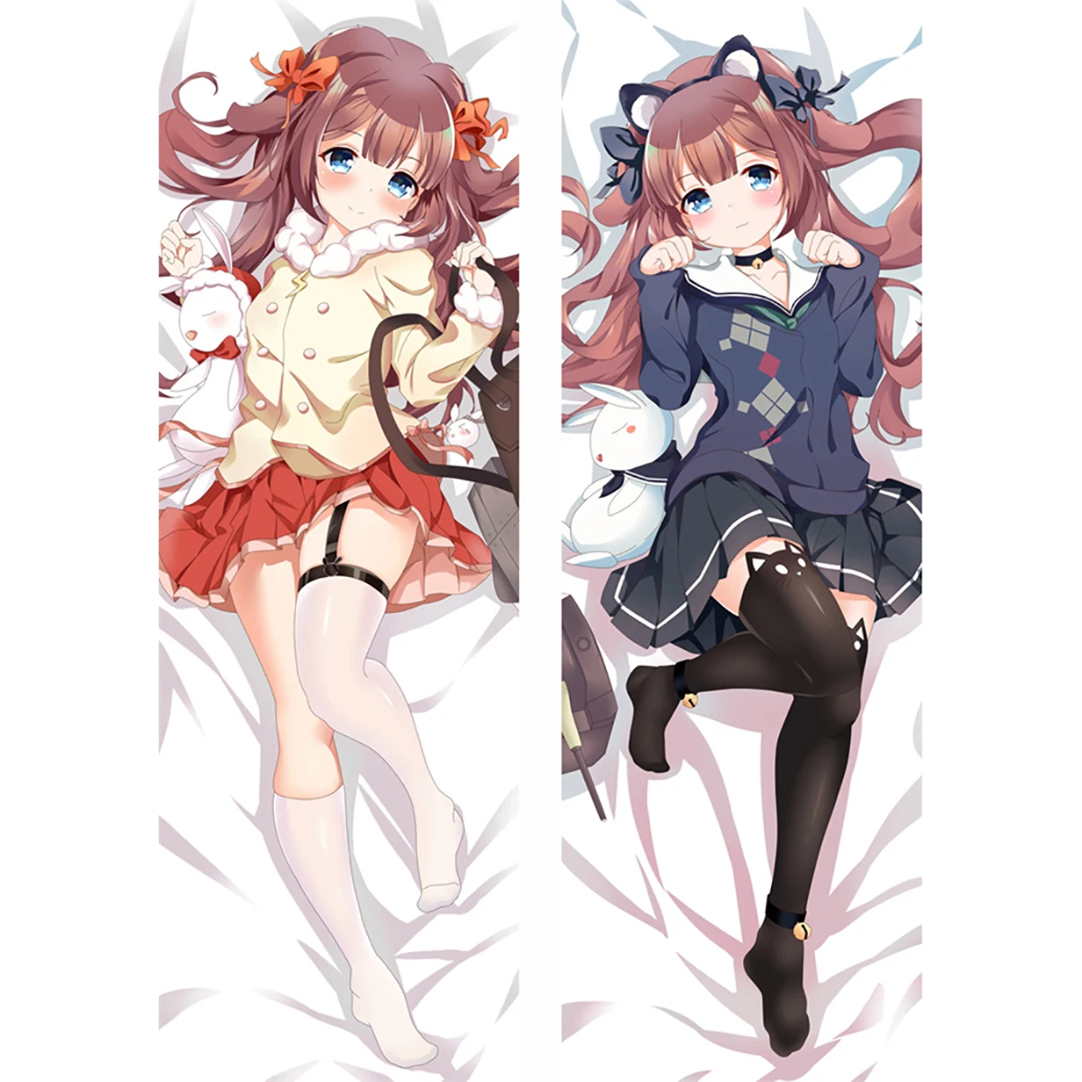 

50x180cm Game Anime Azur Lane Kiyonami Cosplay Dakimakura PillowCase Hugging Body Prop Pillow Cover