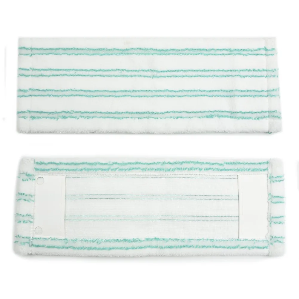 Cabeça de esfregão de microfibra de 42cm para esfregão plano Leifheit XL, refil de fibra flexível com alta absorção de sujeira, 2 peças