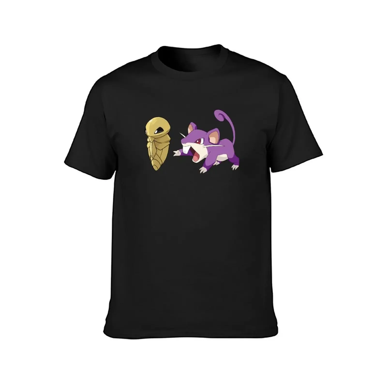 Cotton Kakuna Rattata T-Shirt animal prinfor boys vintage clothes mens graphic t-shirts pack