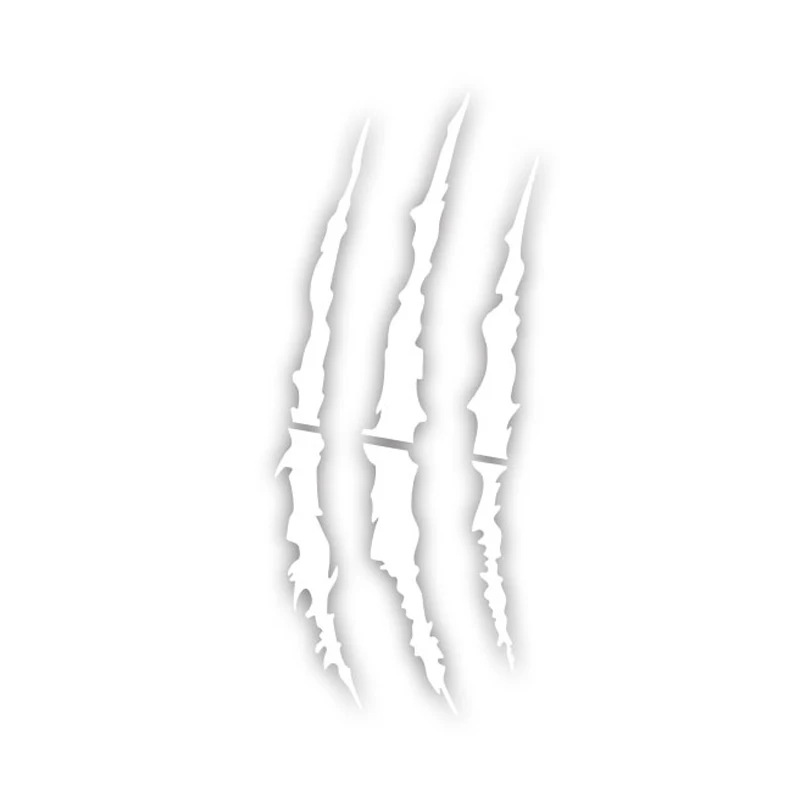 شبح مخلب ملصقات السيارات غطاء السيارة ملصق فينيل تعديل الإبداعية ملصقات عاكسة الشيطان باو الخدوش سيارة الديكور