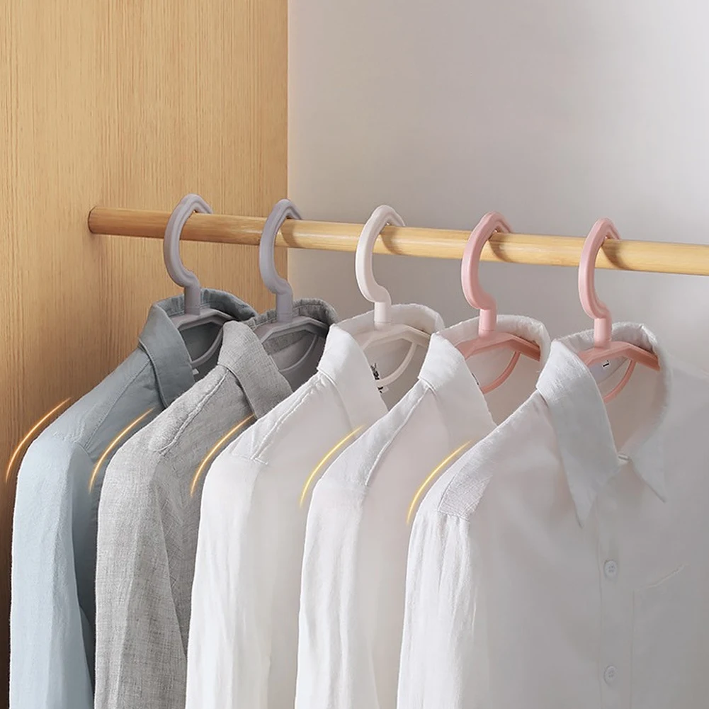 Plastic Non-slip Clothes Hangers Stable Reusable Waterproof Hanger Indoor Outdoor Available