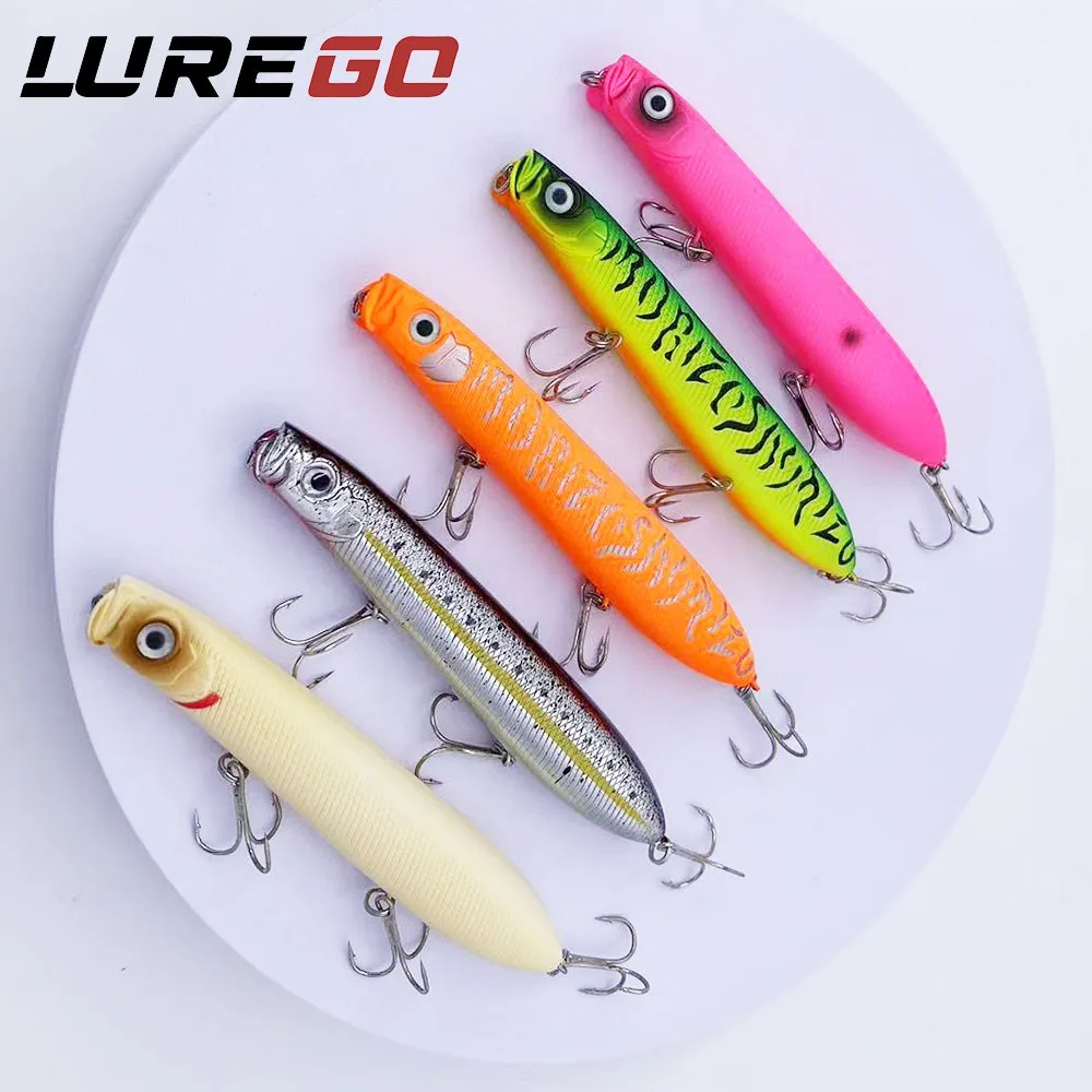 

1PC 23g Giant Dog-Walker Topwater Lure - 12.5cm Floating Pencil Bait, ABS Hard Body for Extreme Long Cast