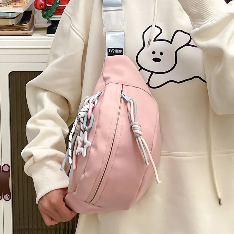 New Men Waist Packs  Young College Students Travel Men Crossbody Bag Male Belt Bag Brand Waterproof Fashion Chest Bags bolas