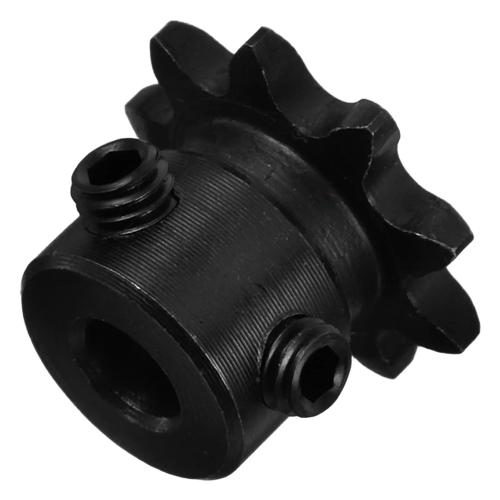 1Pcs 9 Tooth Roller Chain Sprocket Single Strand Carbon Steel Sprocket Assembly for High Load Environments Noise Vibration
