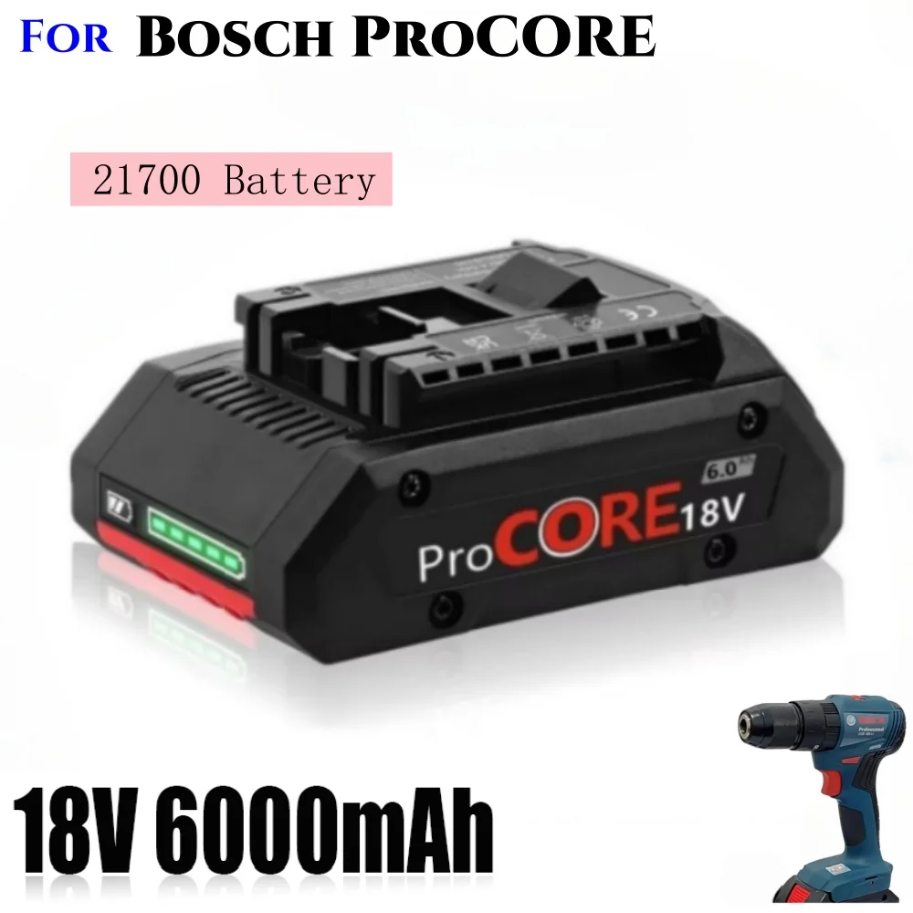 

18V For Bosch ProCORE Premium Series Replacement Battery New 21700 Battery Cell Suitable BAT609, BAT618, GBA18V8