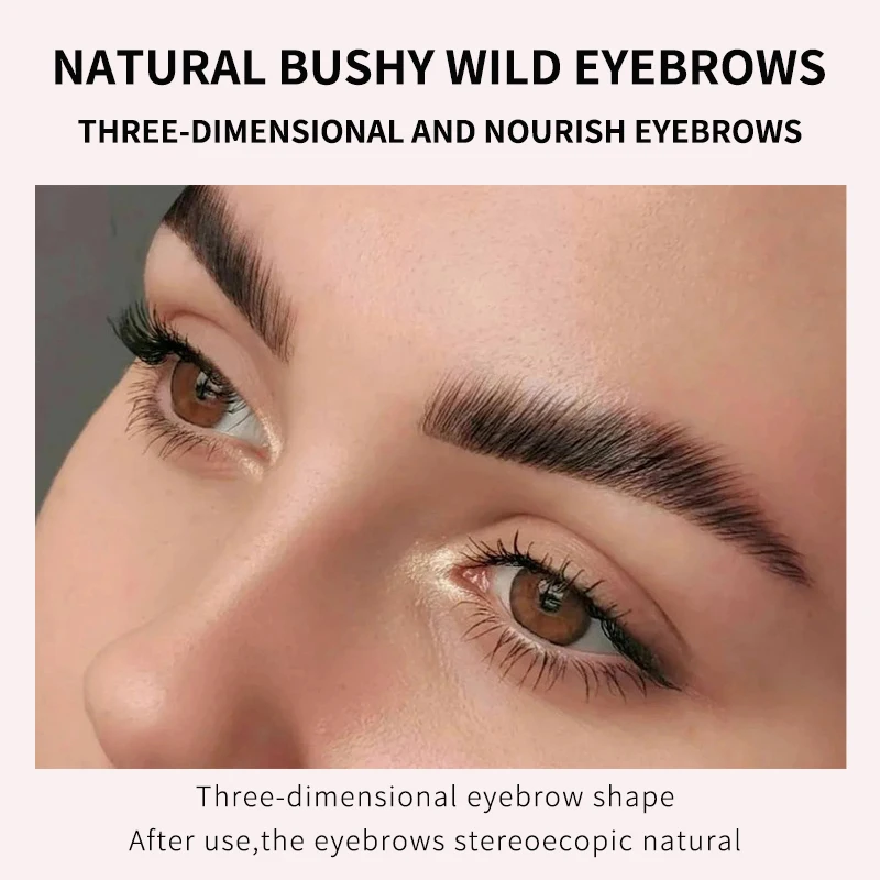 Waterproof Eyebrow Gel Cream For Styling Natural Look Wild Brows Long Lasting Smudge Proof Vegan Eyebrow Makeup Cosmetics