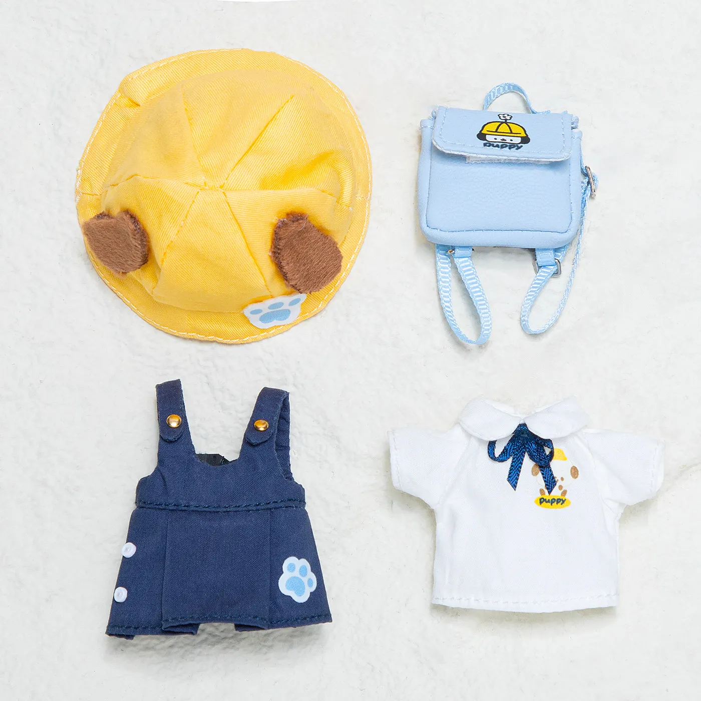 Ob11 Kindergarten Doll Clothes Big Ear Animal Hat Set Doll Clothes Doll Accessories For P9 P10 Ob11, Obitsu 11, Molly, Gsc
