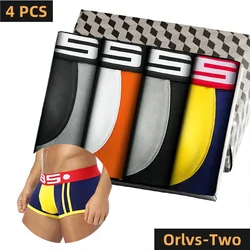 4Pcs High Quality Underwear Man Boxer Homme Cotton Men Underpants Boxershorts Men Boxers Sexy Boxer Shorts Penis Free Shipping