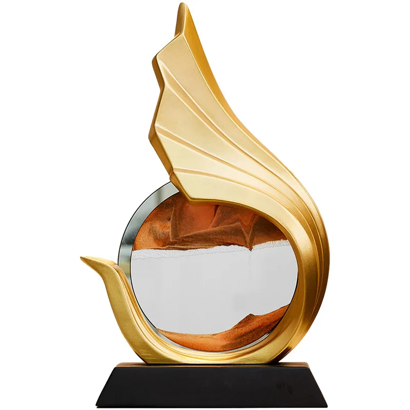 

DSA quicksand painting light luxury New Year's decoration house warming gift living room entrance office ornament