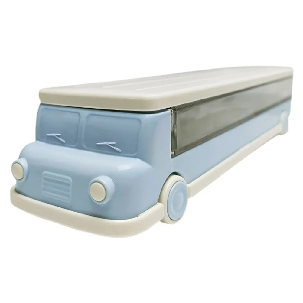 Double Layer Case Large Capacity Car Pencil Boxes Design Marker Organizer Plastic School Box Storage File Folder