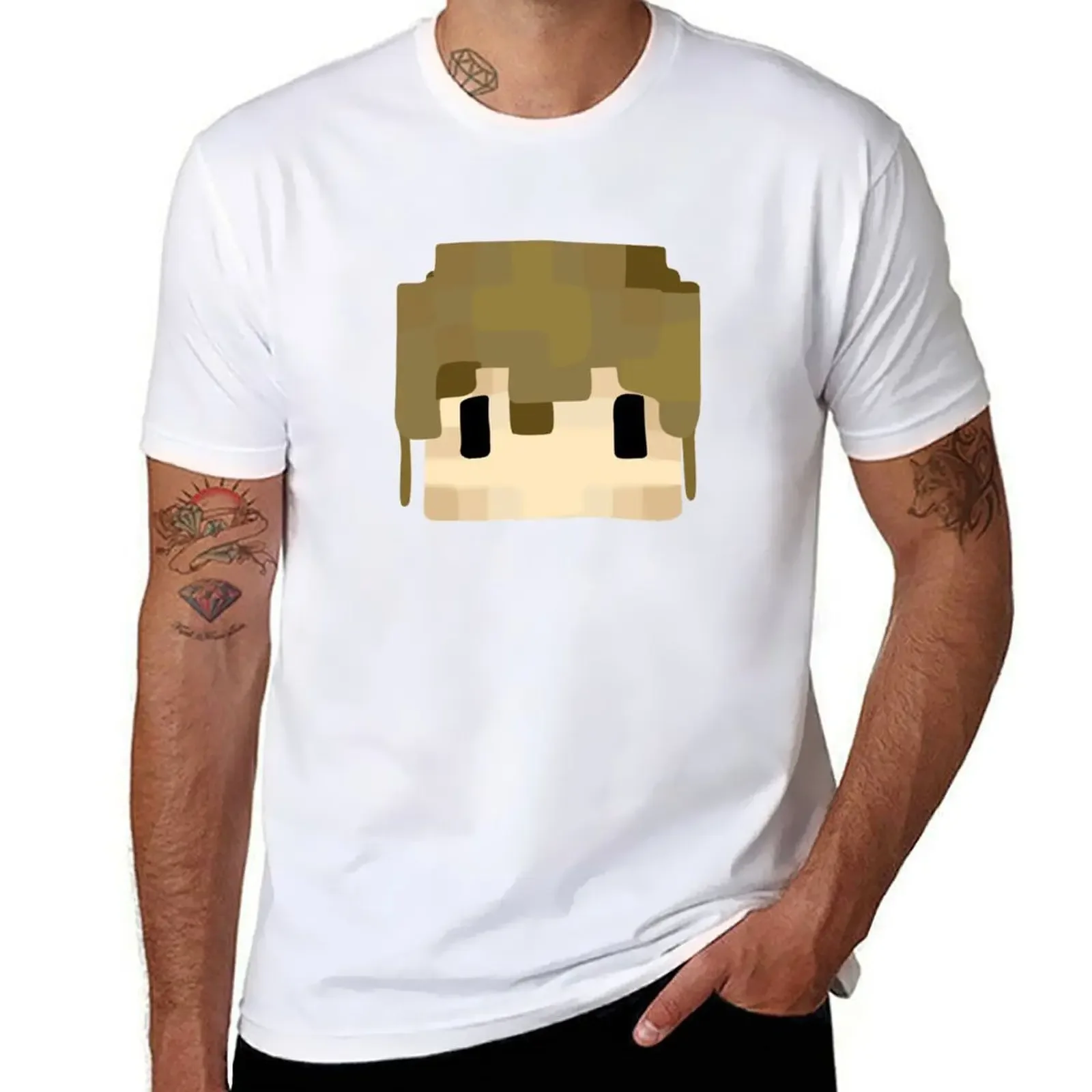 Grian T-Shirt anime clothes Luxury man cotton man t-shirts workout shirts for men