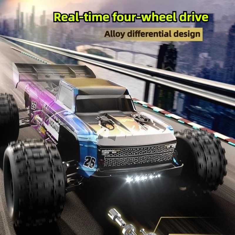 

C8803 1/12 4WD Бесщеточный пульт дистанционного управления Monster Truck Имитационная модель Дизайн фар Высокоскоростной ​ ​ Внедорожный грузовик Радиоуправляемая машинка Игрушка