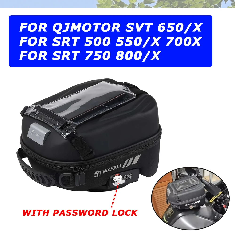 

For QJMOTOR SVT 650 SRT 700X 500 550 550X 750 800 800X Motorcycle Accessories Tank Bag Luggage Backpack Navigation Phone Bag