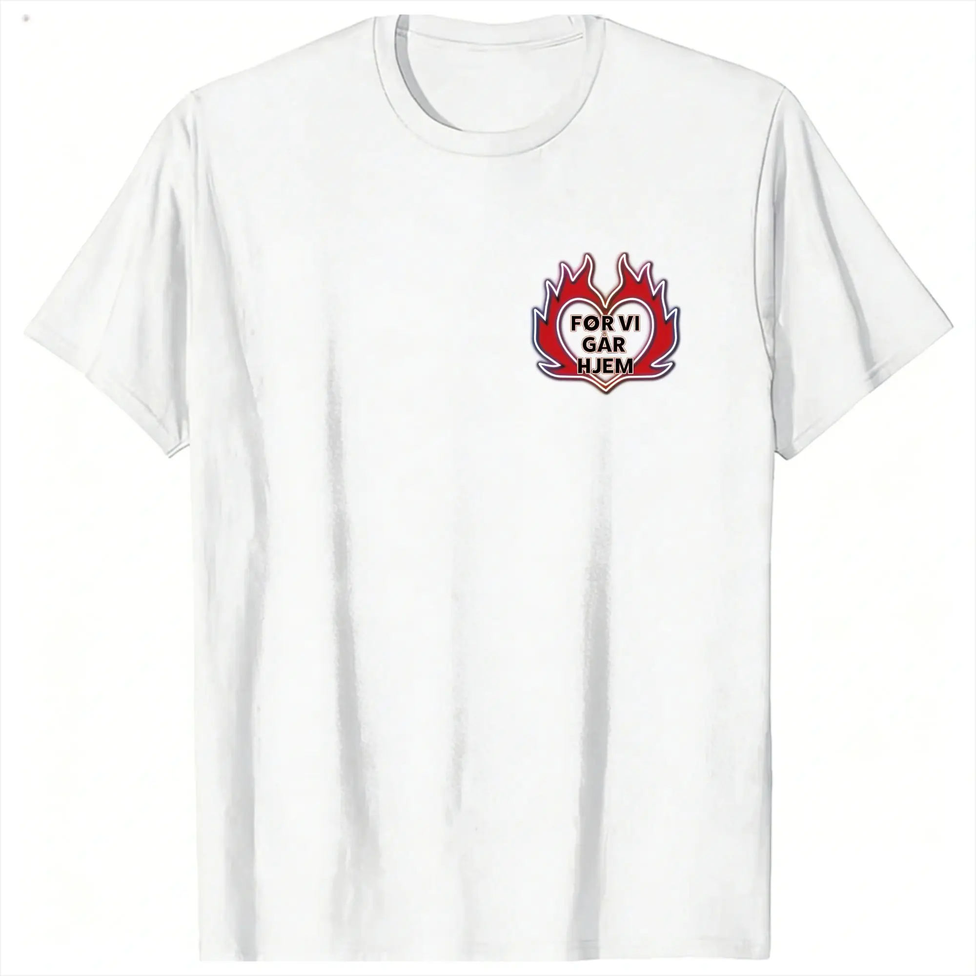 Før vi går hjem Søren Torpegaard Lund Eurovisions 2026 Summer T Shirts 100% Cotton Tshirt For Men's Short-Sleeved Casual Tops