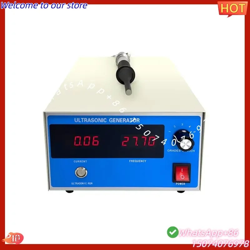 2026 28Khz Ultrasonic Plastic Spot Welding and Cutting System Machine for Plastic Fabric PP PE Nylon Bag