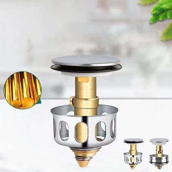 Universal Metal Basin Drain 1