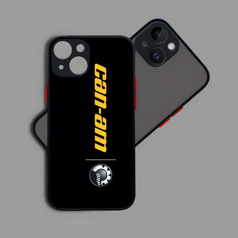 Can Am Can-am Team Phone Case Matte Transparent For 15 iPhone 12 11 13 Pro Max X XR XS 8 SE Mini Plus Luxury Silicone Back Cover