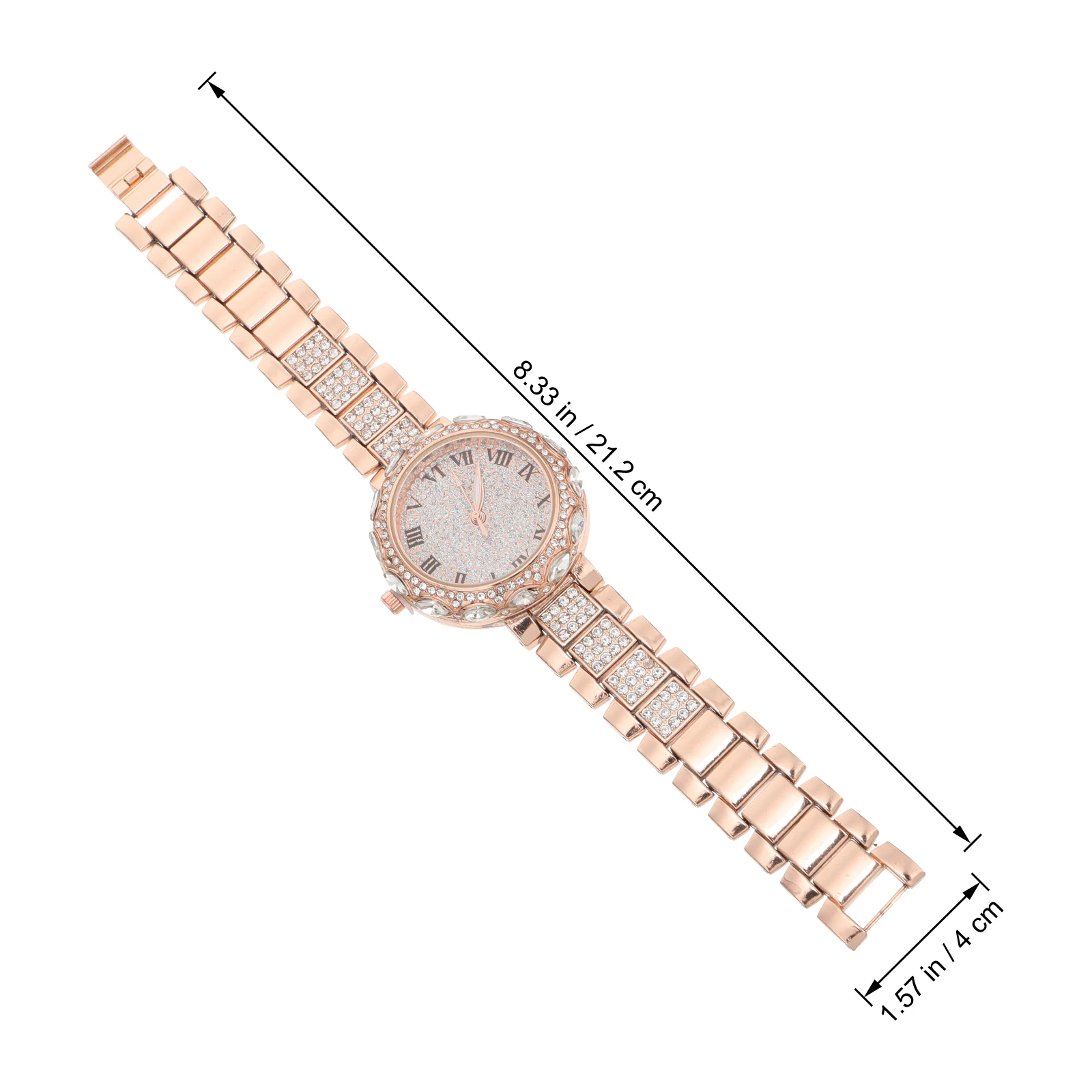 

Rhinestone Watch Girls Wristwatch Girls Fashion Wristwatch Students Quartz Adjustable Holiday Gift