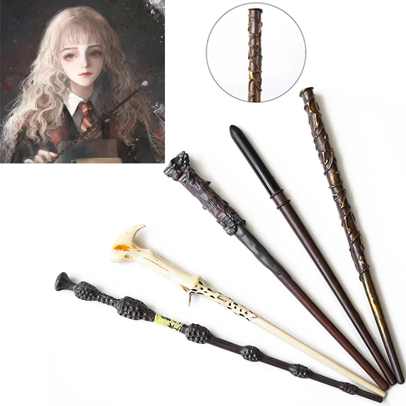 5 Styles Harries Cosplay Potters Magic Wand Hogwarts Combat Weapons Hermione Malfoy Staff Halloween Party Props for Adult