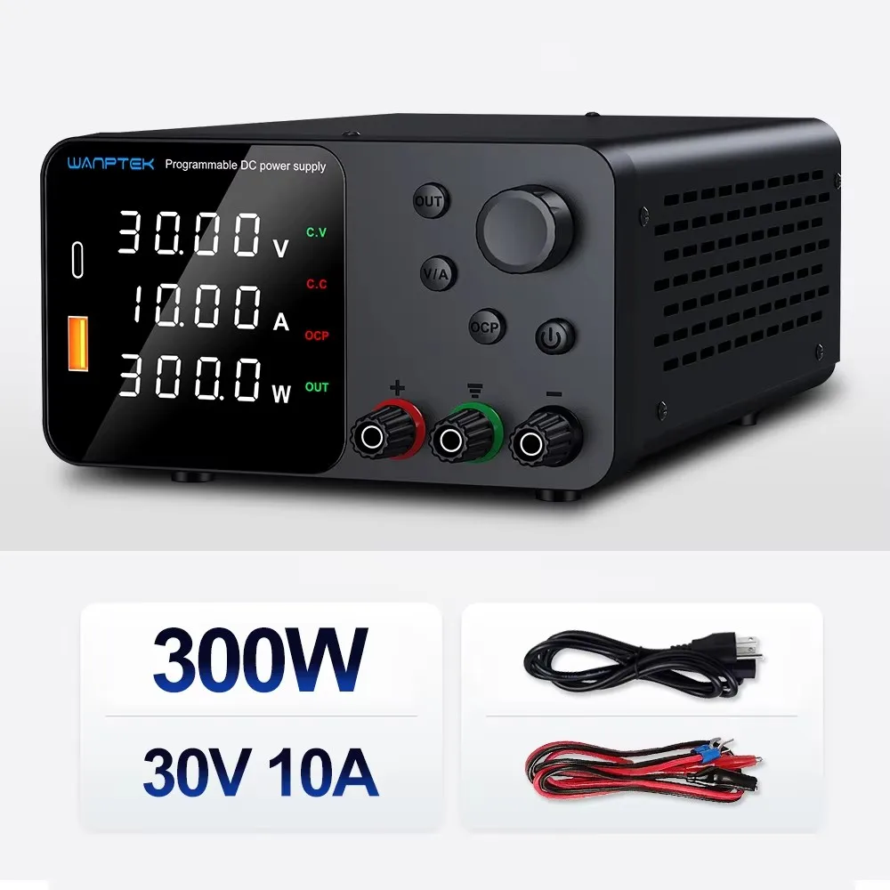 Wanptek Lab Bench Power Supply 30V 10A 60V 5A 120V 3A Adjustable Voltage Current Voltage Regulator Laboratory DC Power Supply