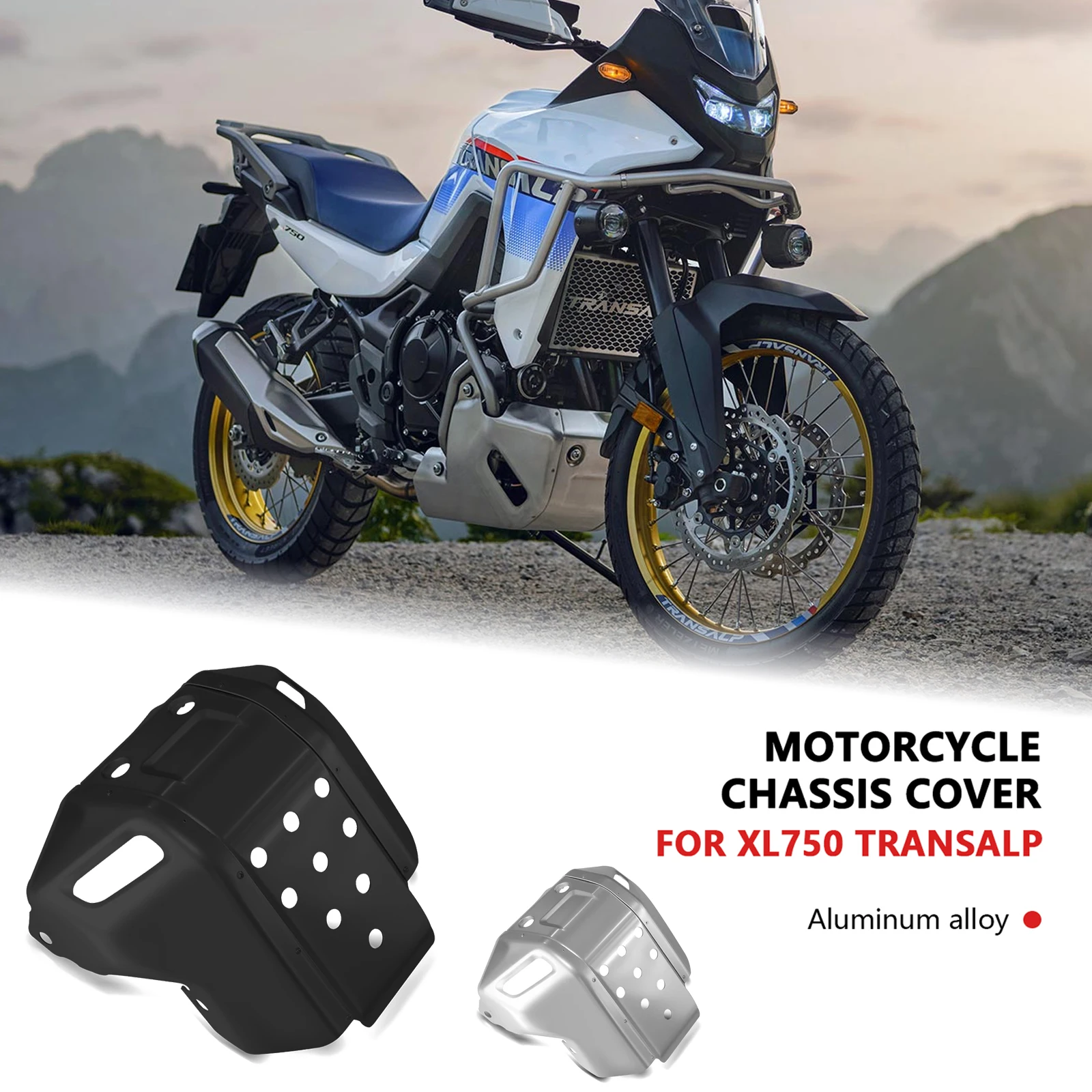 

New motorcycle accessories Engine fairing Chassis guard Exhaust guard For XL750 TRANSALP 2023-2025 XL 750 TRANSALP 2024