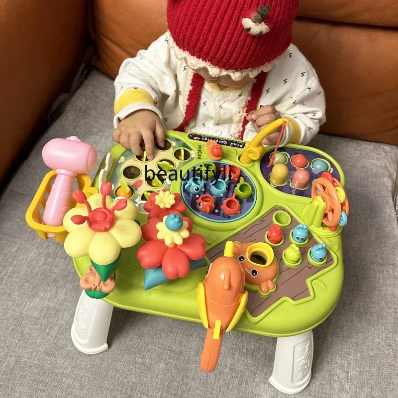Babycadeau 0-1 jaar oude baby multifunctionele vroege onderwijsspeeltafel educatief speelgoed voor kinderen