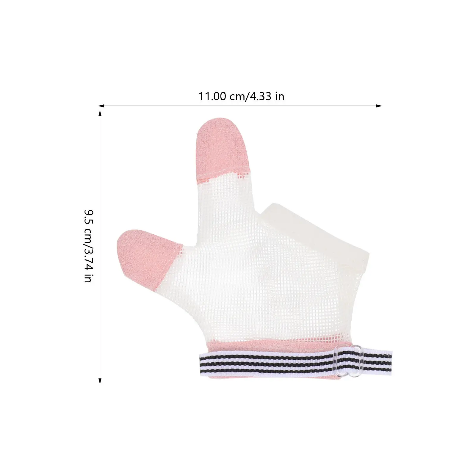2Pairs Finger Sucking Stop Gloves Baby Thumb Protector Breathable Anti Nail Biting Guard Safe Infant Finger Protective Cover