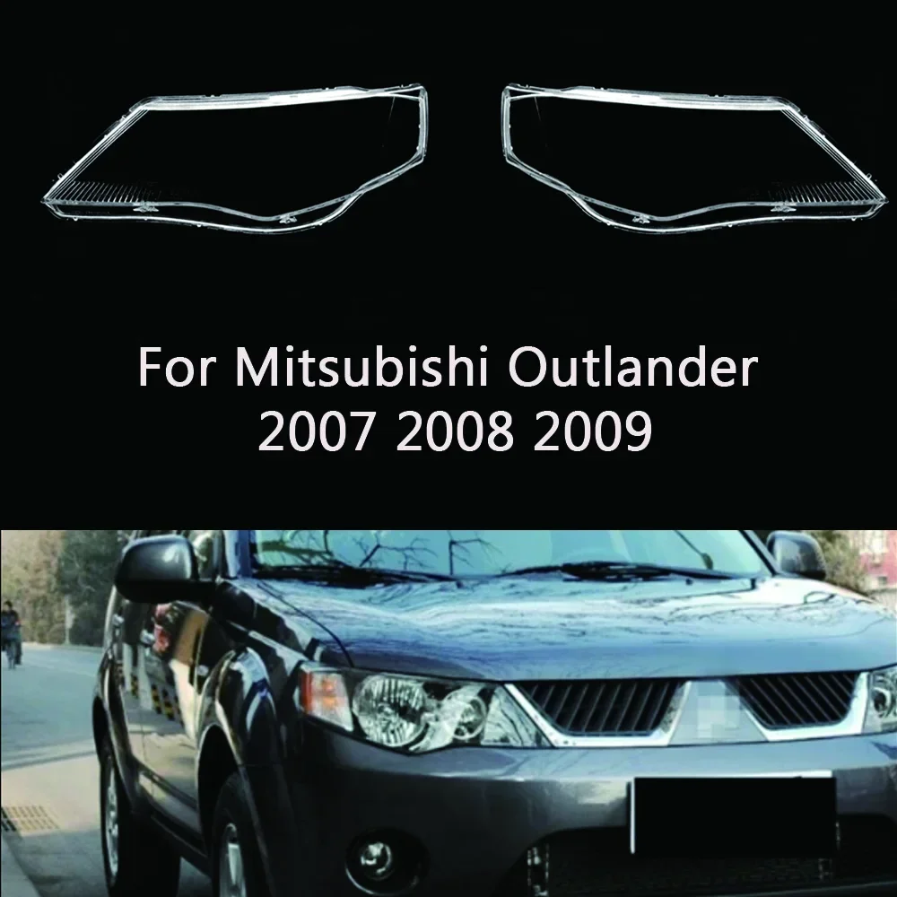 

Прозрачная накладка на переднюю фару автомобиля для Mitsubishi Outlander 2007 2008 2009