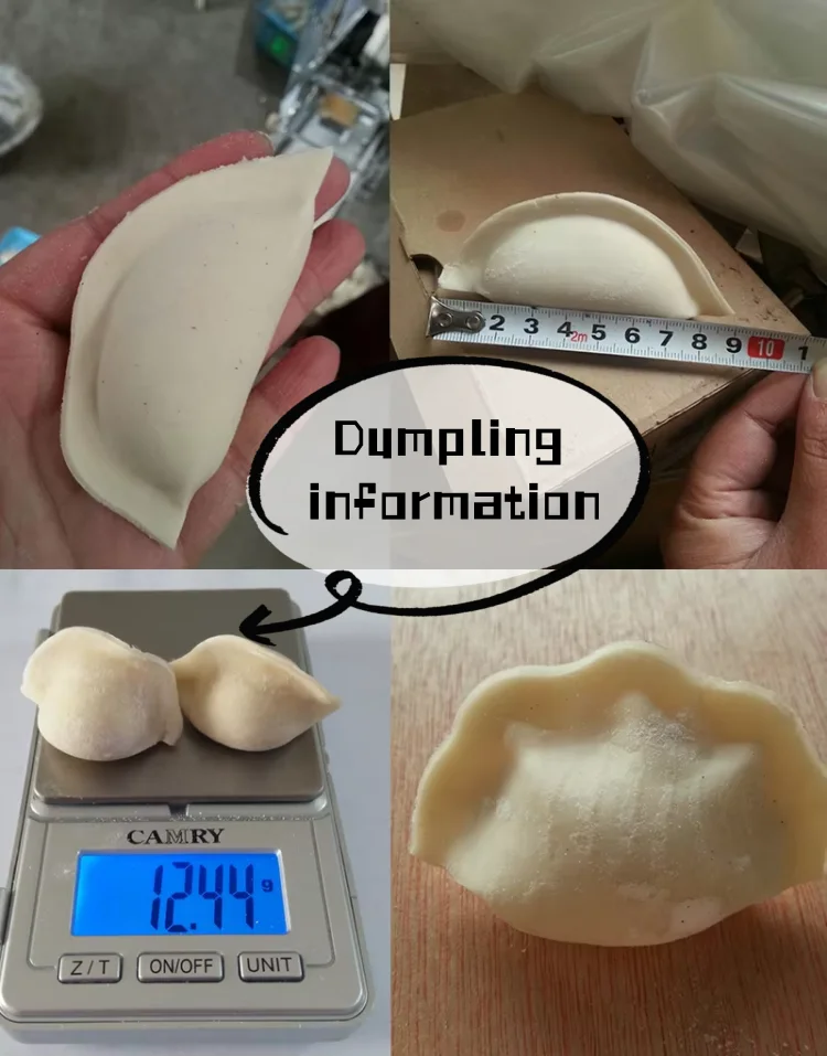 Restaurant Automatic Dumpling Making Machine  Electric  Wonton  Machine Press Meat Pie Dough Presser Maker