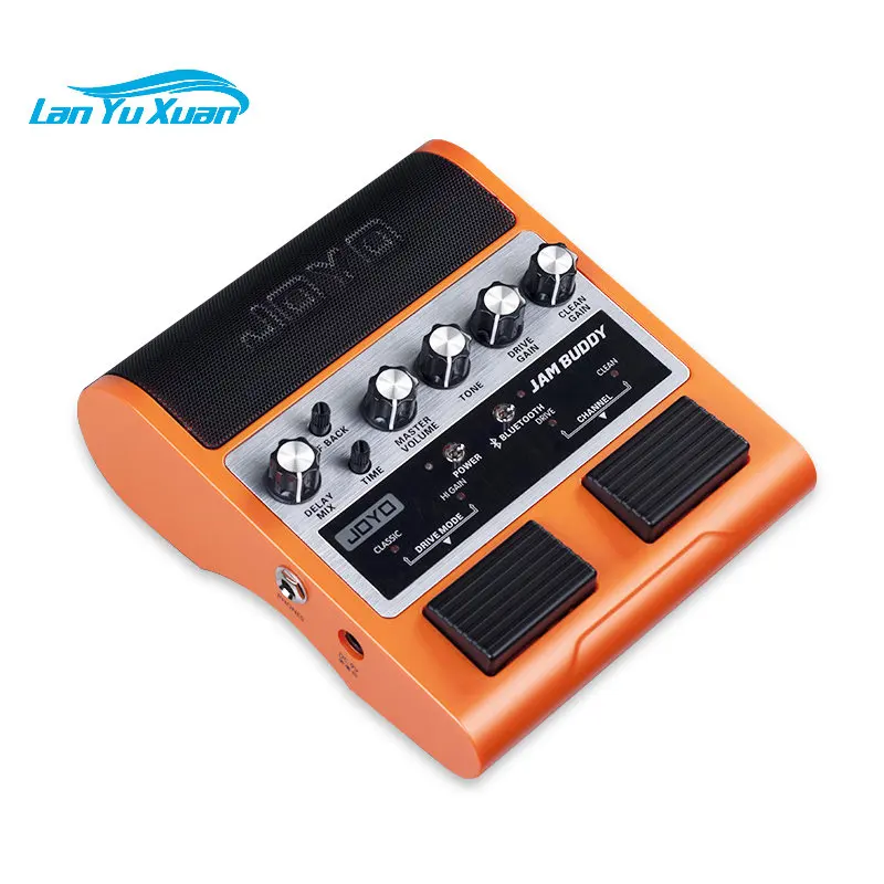 Buddy Pedal Guitar Amplifier Rechargeable Battery Delay Effect Multiple Tones Electric Guitar Effect Speaker