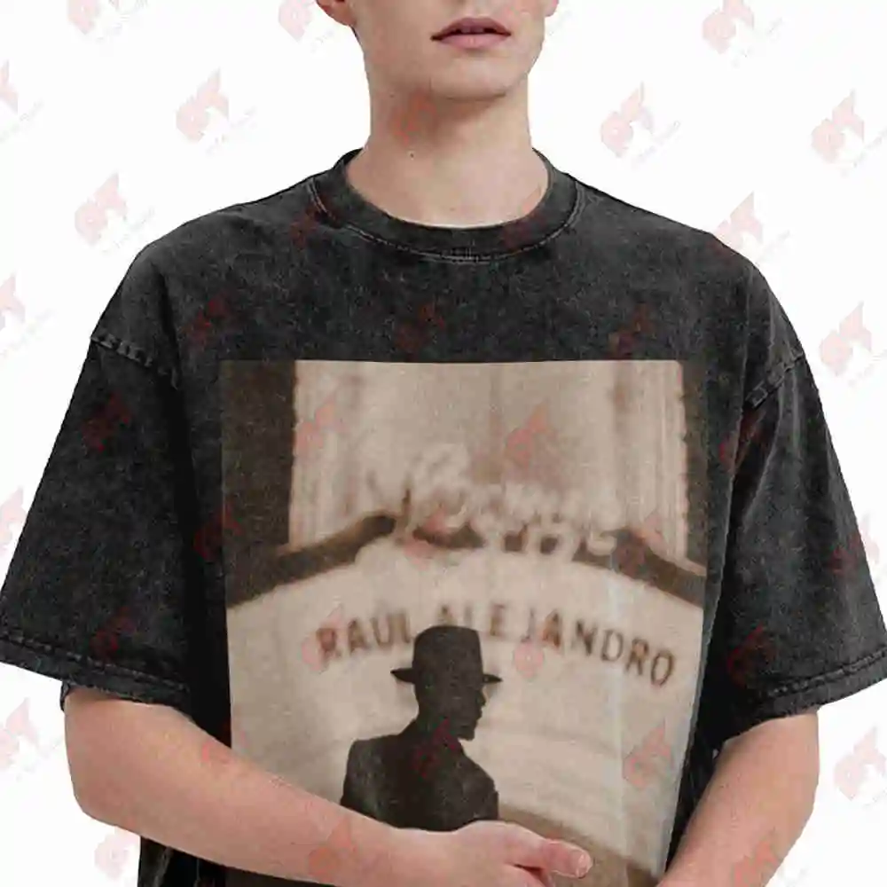 Raul Alejandro Cosa Nuestra Vintage Washed Tee Pure Cotton T-Shirt