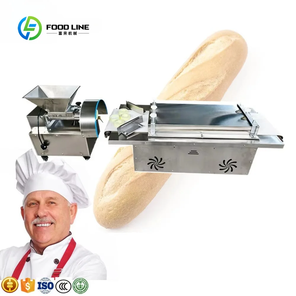 Customized Commercial Baguette Moulder Baguette Bread Making Machine French Bread Maker Bakery Equipment